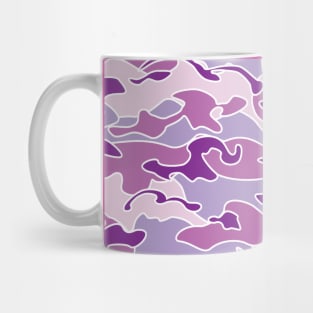 Milky Purple Camo Style Camouflage Pattern Mug